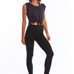 Bamboo activewear, organic cotton tights