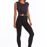 Bamboo activewear, organic cotton tights