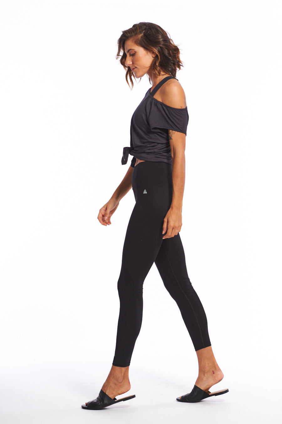 high waisted tights organic cotton bamboo 