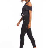 high waisted tights organic cotton bamboo 