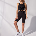 High cut bike shorts